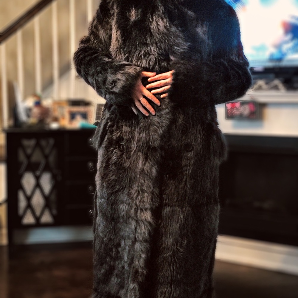 Gucci fur coat, size L